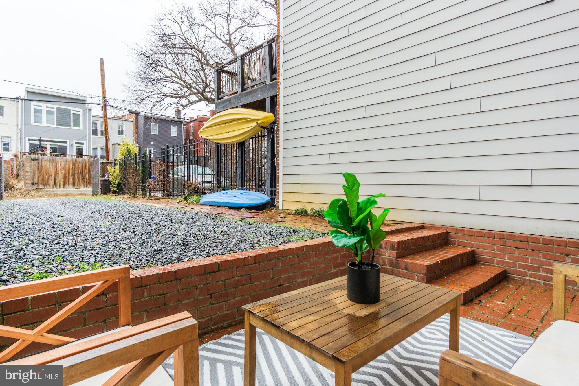 1144 5th Street Northeast Washington, DC 20002 - Photo 34 of 37 Large Backyard with Parking for 2+ Cars