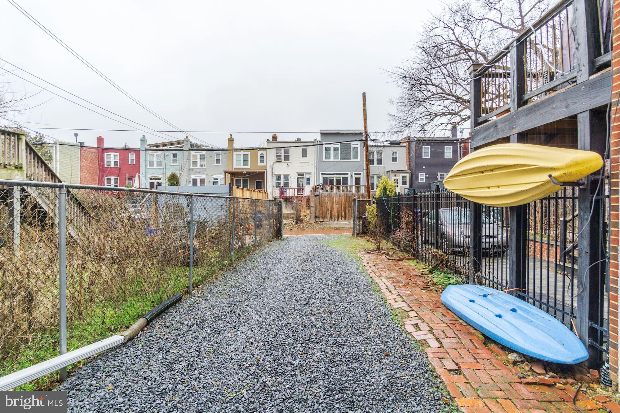 1144 5th Street Northeast Washington, DC 20002 - Photo 36 of 37 Large Backyard with Parking for 2+ Cars