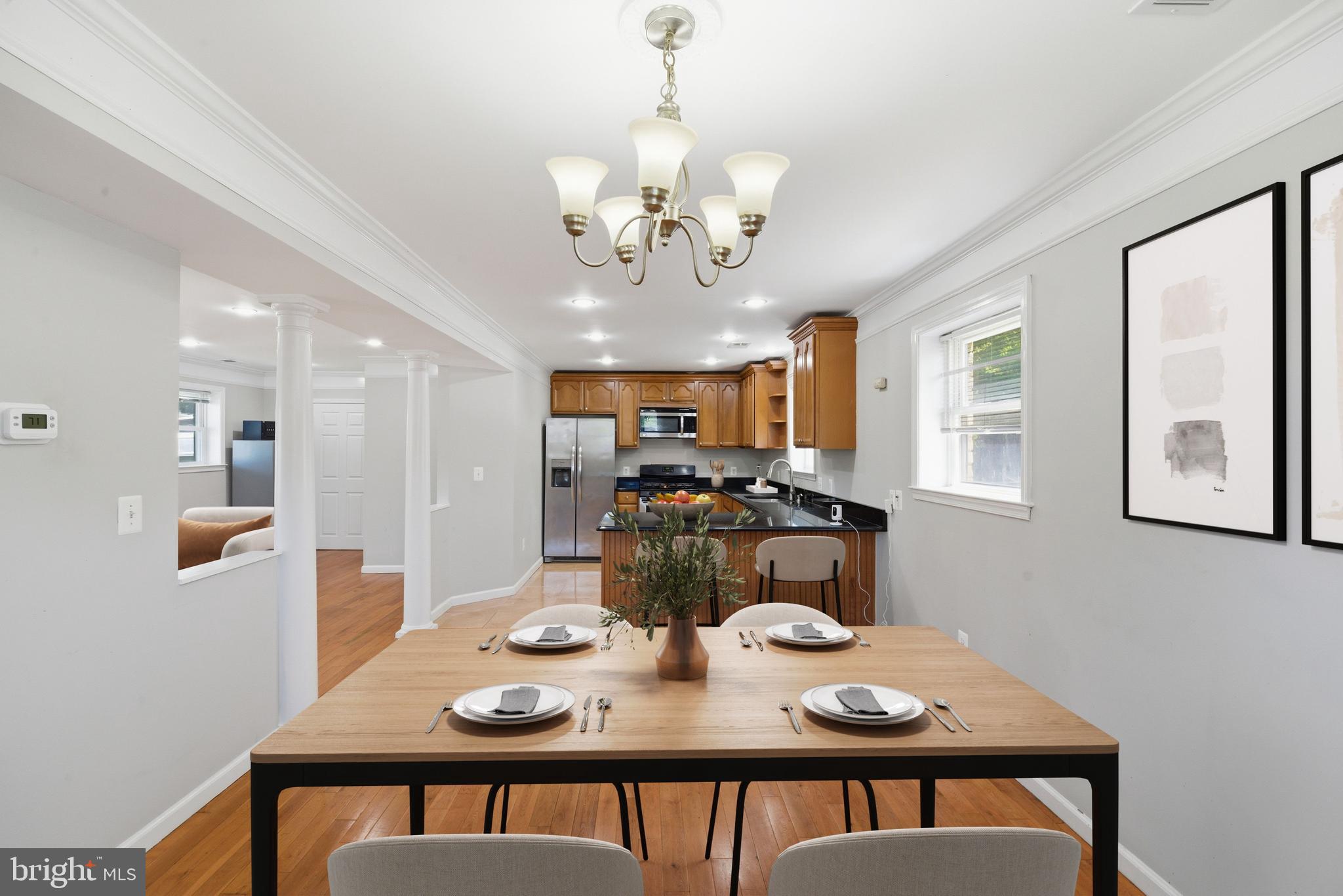 2507 Weisman Road Silver Spring, MD 20902 - Photo 18 of 41 Virtually Staged Dining Area/Kitchen