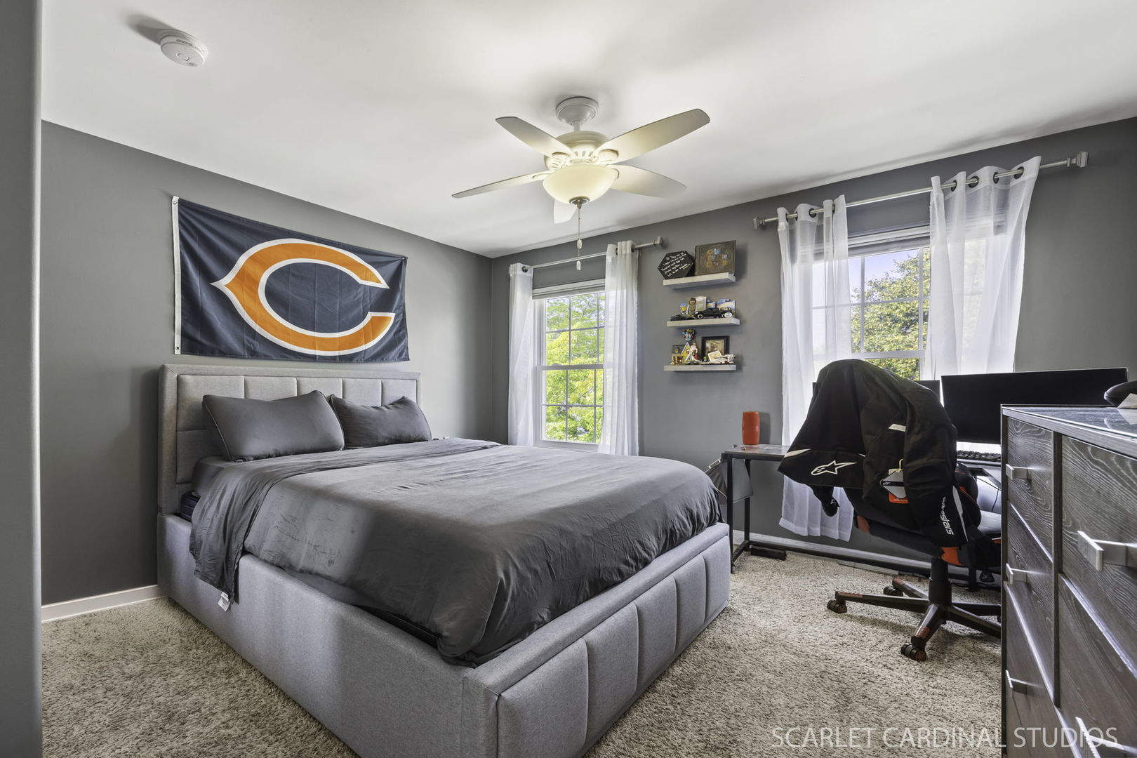 227 Faircroft Road Bartlett, IL 60103 - Photo 14 of 22 a bedroom with a bed and a window