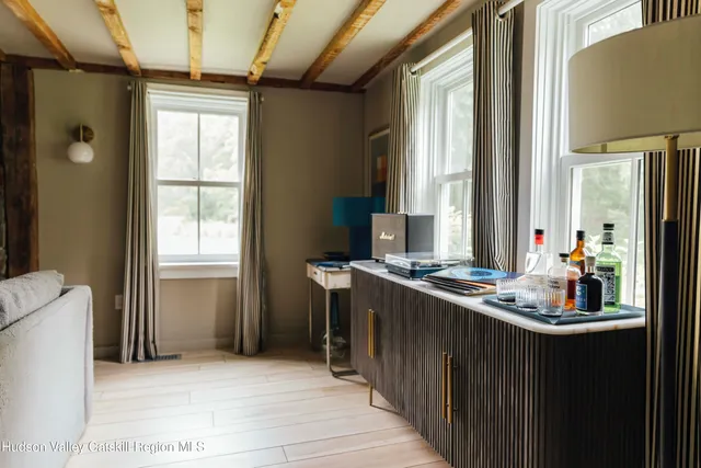 a room with furniture and window