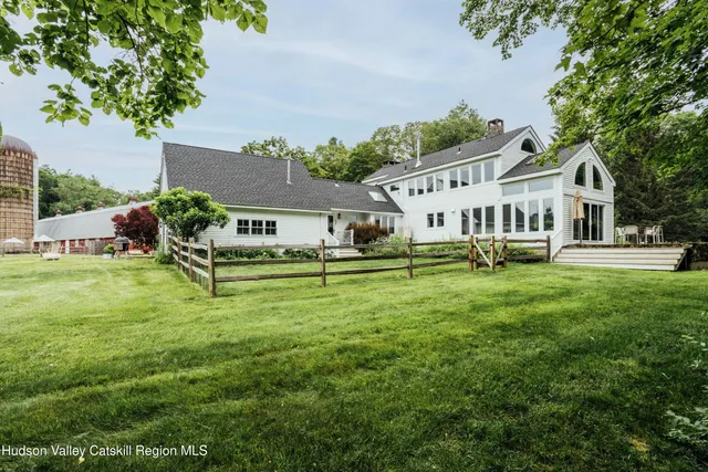 a house view with a garden space