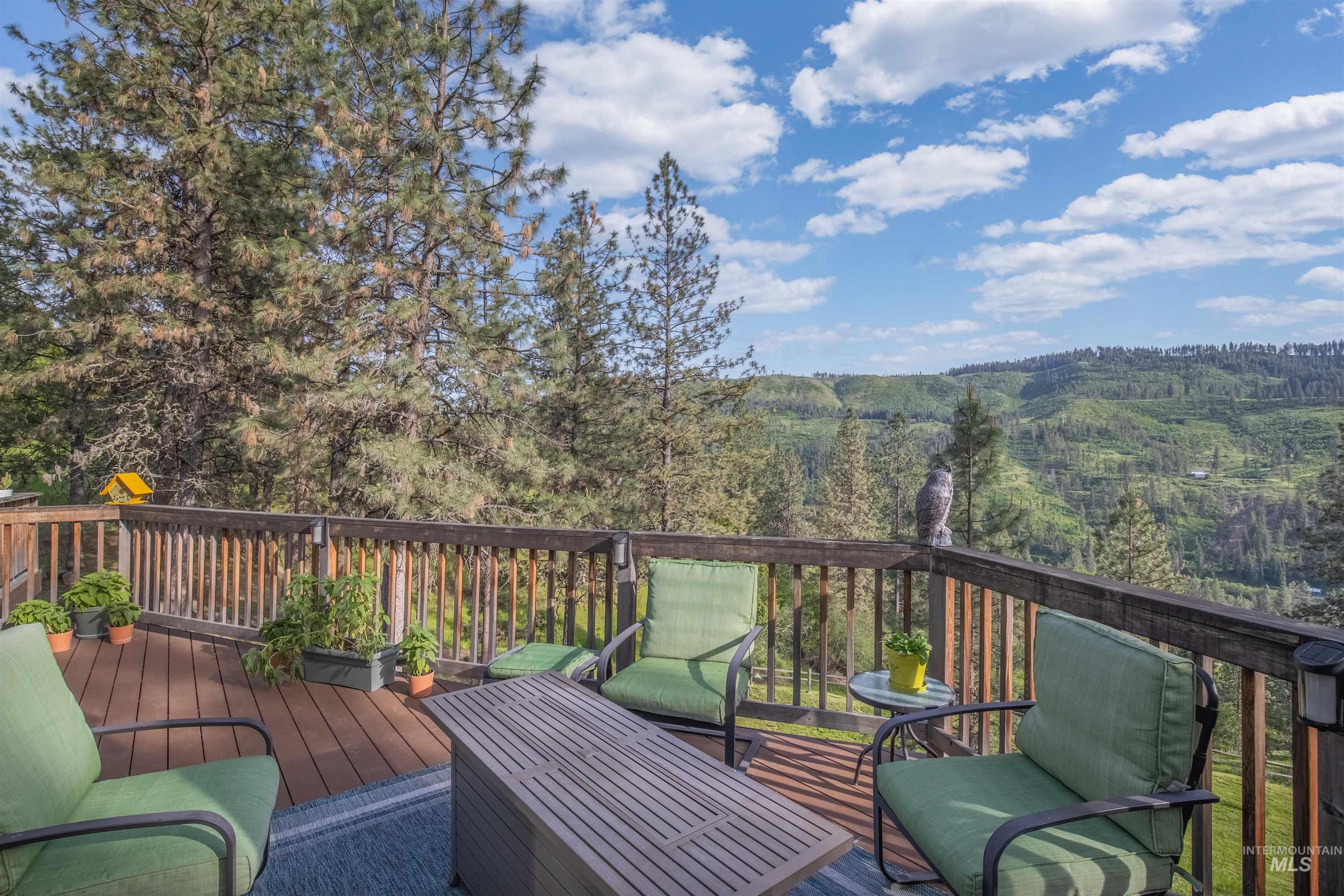 643 Adams Road Orofino, ID 83544 - Photo 41 of 50 Wooden terrace with a wooded view