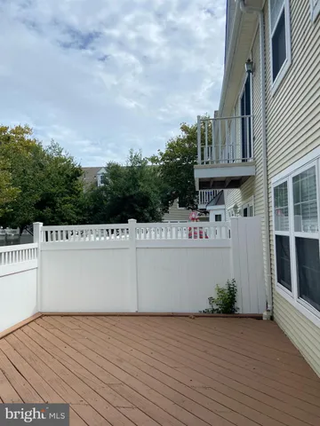 a view of terrace with seating space