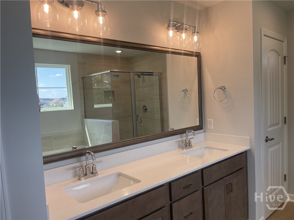 193 Champlain Drive Pooler, GA 31322 - Photo 13 of 19 Double Quartz Vanity in Primary
