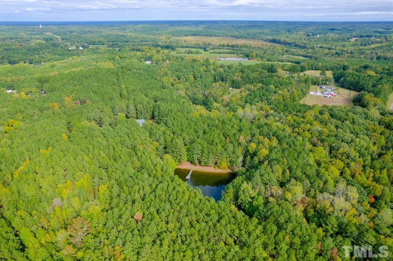 3197 A Walters Road Creedmoor, NC 27522 - Photo 50 of 50 a view of a lush green forest with trees and some houses