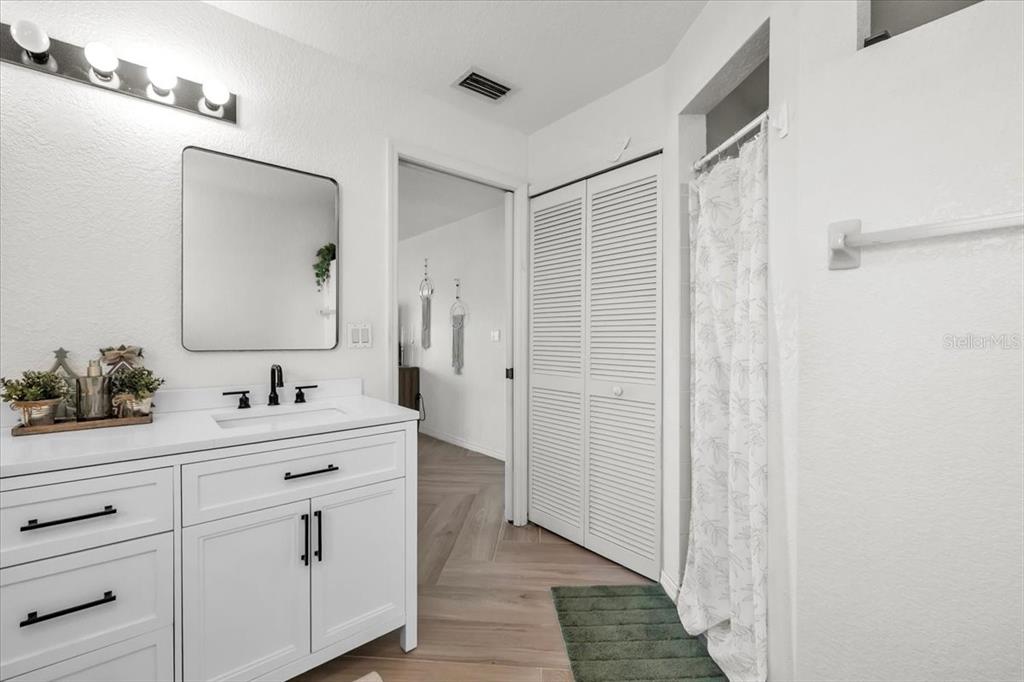 320 Tandil Street Punta Gorda, FL 33983 - Photo 38 of 67 a bathroom with a sink and a mirror