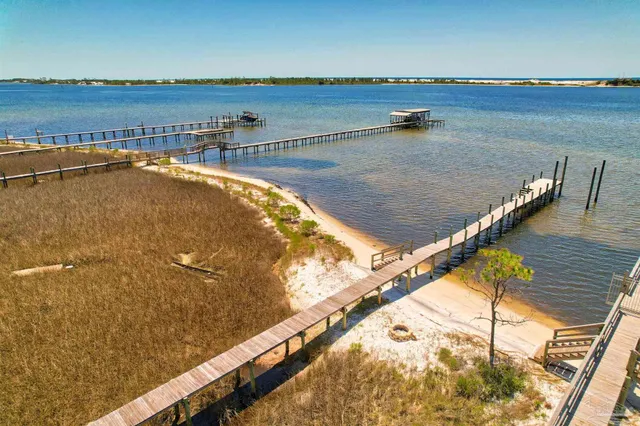 a view of a swimming pool and an ocean