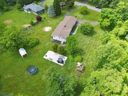 a bird view of a house