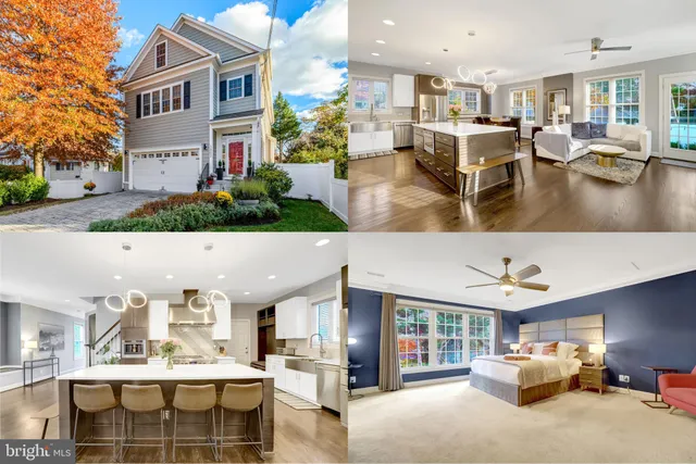 a view of a living room and dining room