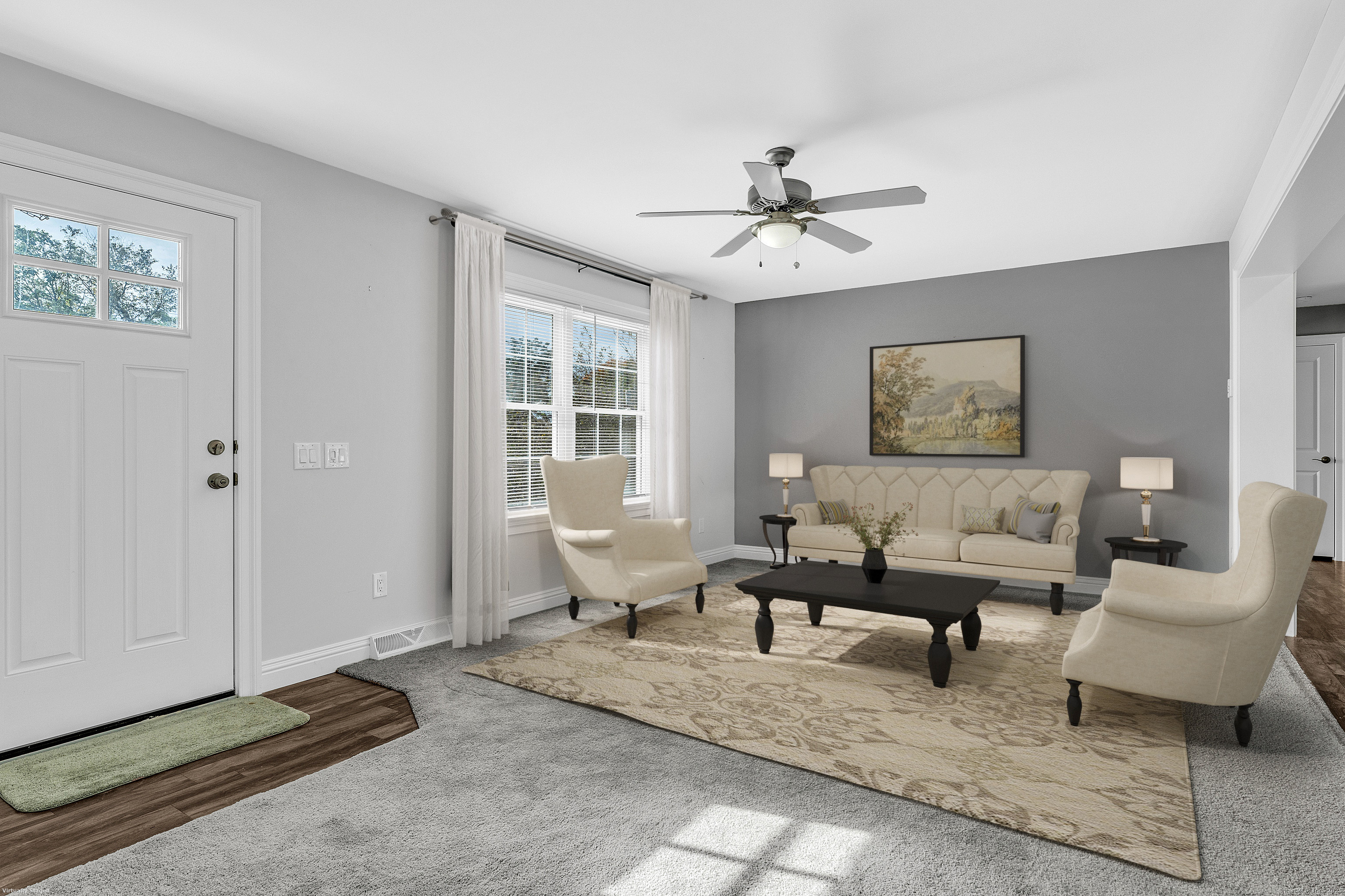 1 High Ridge Circle Montville, CT 06382 - Photo 2 of 39 a living room with furniture and wooden floor