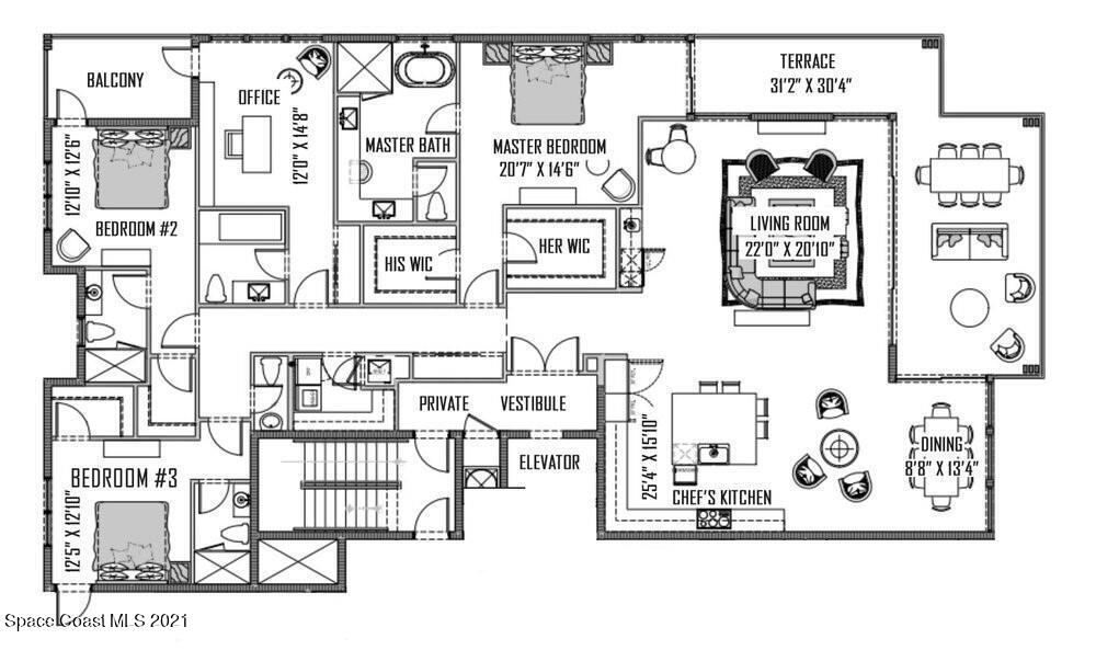 805 46th Place, Unit SOUTH Vero Beach, FL 32963 - Photo 2 of 2 a black and white photo of a book