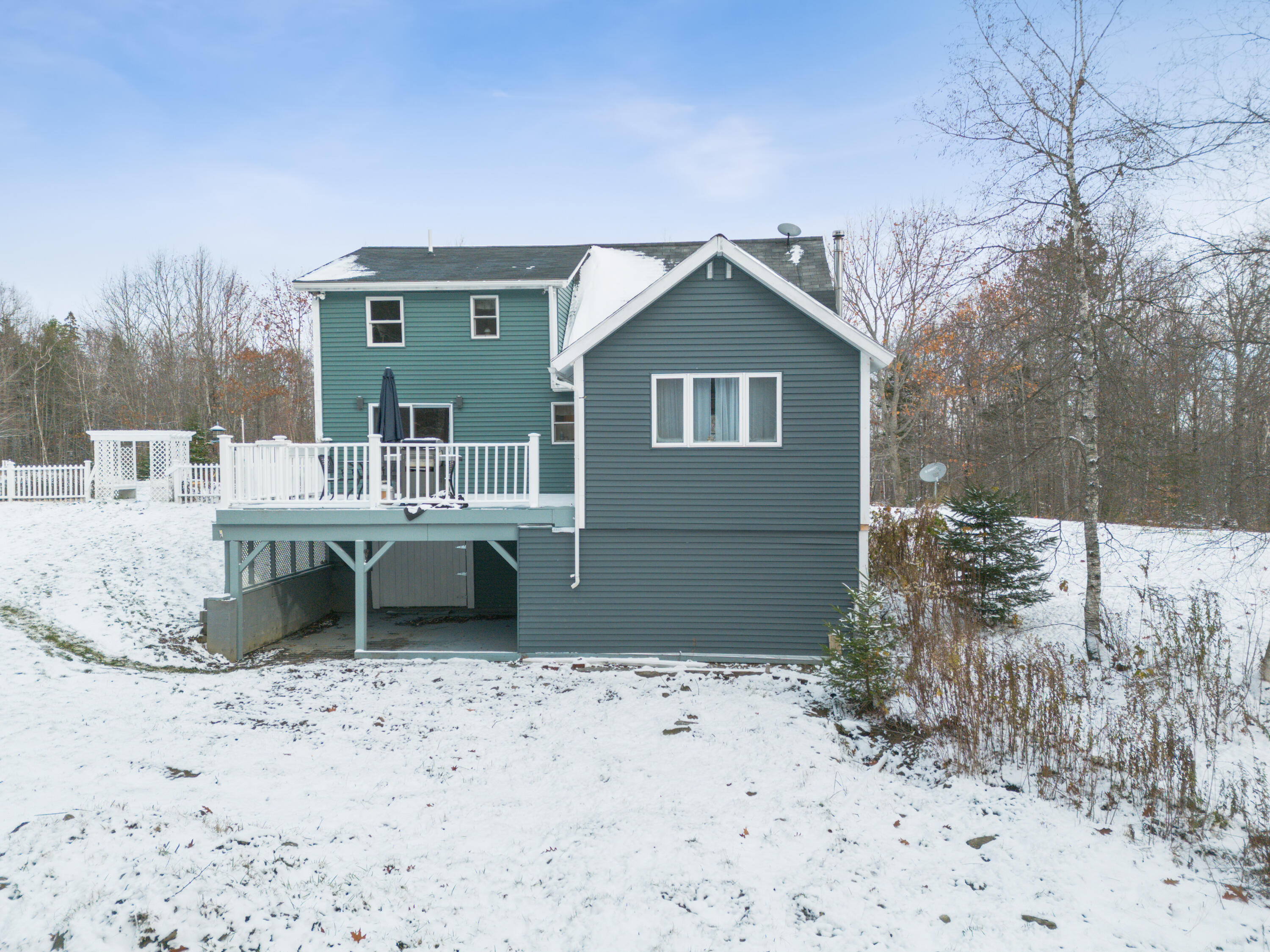 120 Frye Mountain Road Knox, ME 04986 - Photo 4 of 34 Rear of home