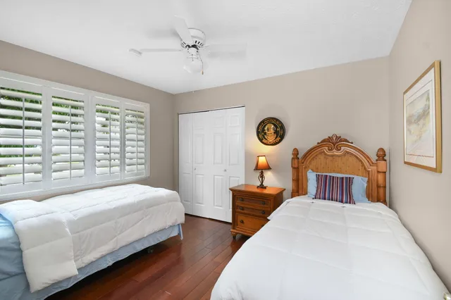 a view of a lake with a outdoor space