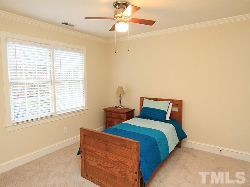 116 Hartland Court Raleigh, NC 27614 - Photo 15 of 25 Spacious bedrooms each with ceiling fans.