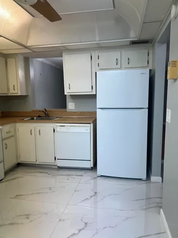 a utility room with a washer and dryer