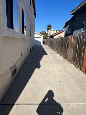 a view of a house with a street