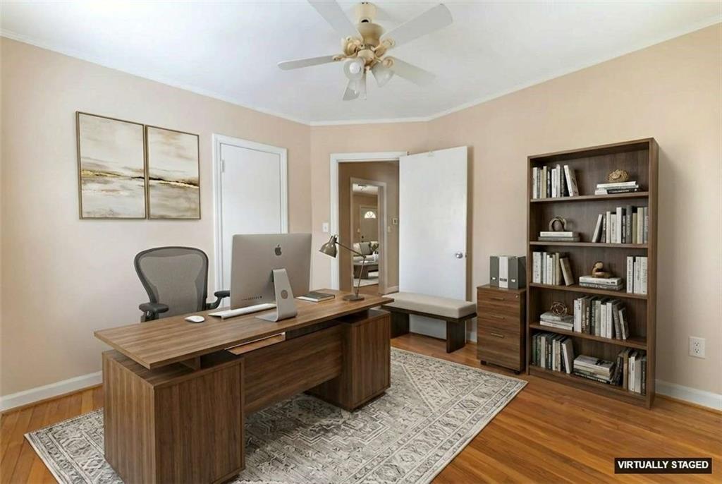 1387 Church Street Decatur, GA 30030 - Photo 19 of 37 a view of living room with furniture and book shelf