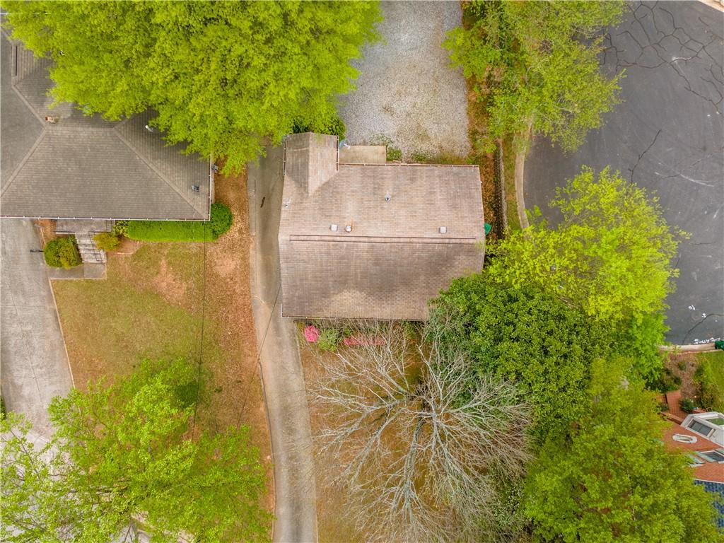 1387 Church Street Decatur, GA 30030 - Photo 33 of 37 an aerial view of a house with a yard
