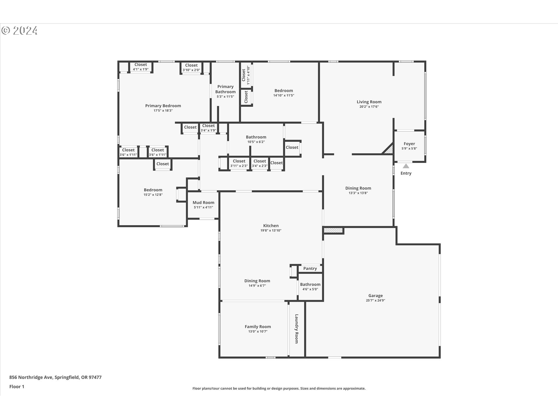 856 Northridge Avenue Springfield, OR 97477 - Photo 44 of 44 Floor Plan