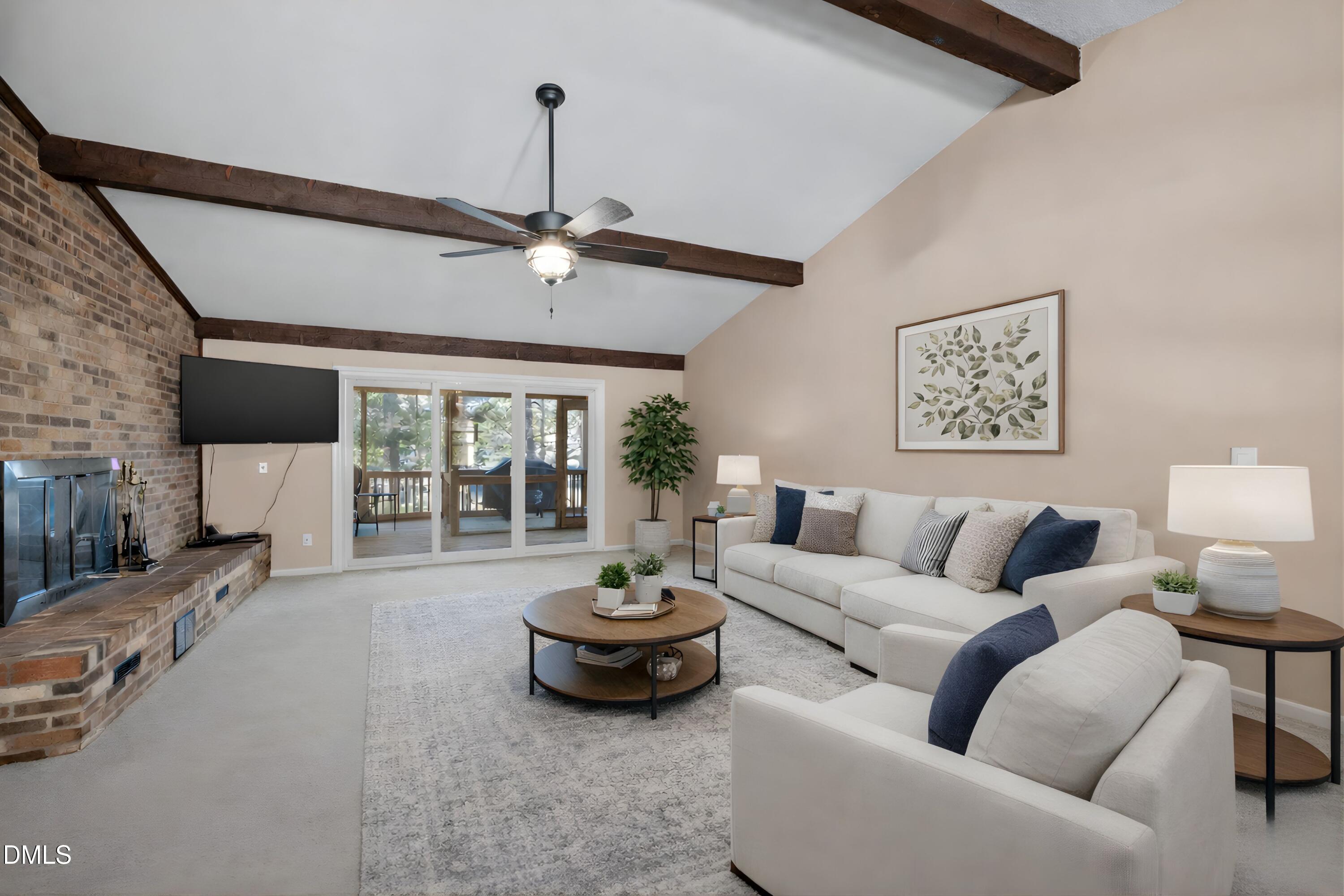 3113 Chipping Wedge Sanford, NC 27332 - Photo 7 of 42 a living room with furniture and a large window