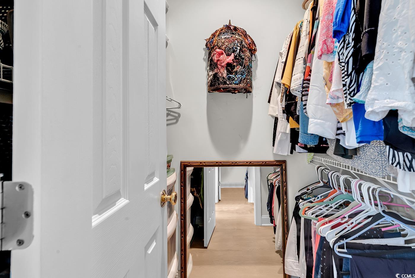 4507 Smilax Place Murrells Inlet, SC 29576 - Photo 18 of 39 Walk in closet featuring light wood-type flooring