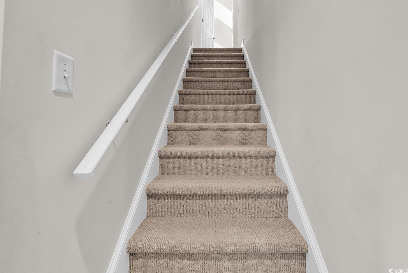 4507 Smilax Place Murrells Inlet, SC 29576 - Photo 29 of 39 Stairs featuring carpet floors