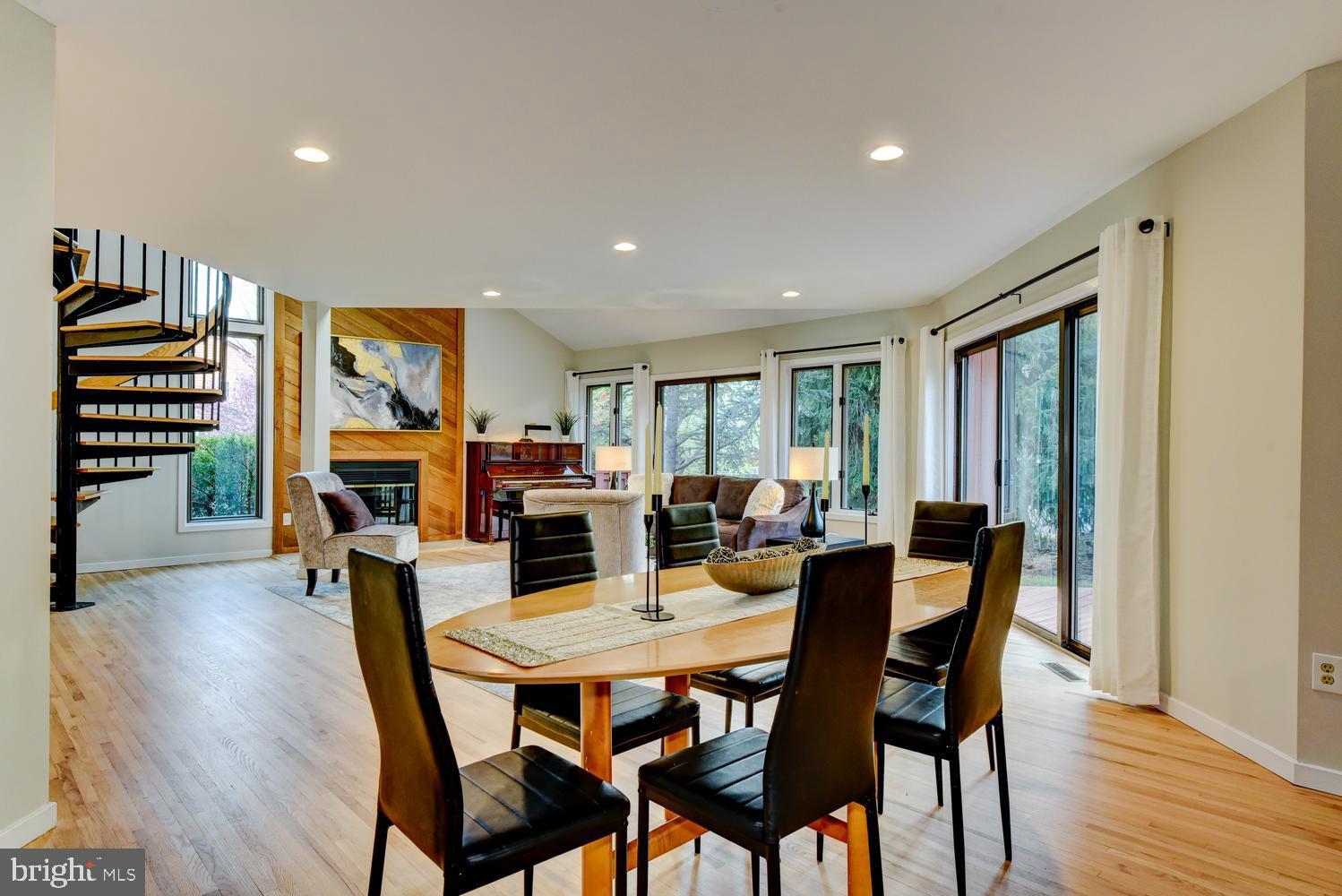 15 Hawk Drive Princeton Junction, NJ 08550 - Photo 26 of 95 a view of a dining room with furniture window and wooden floor