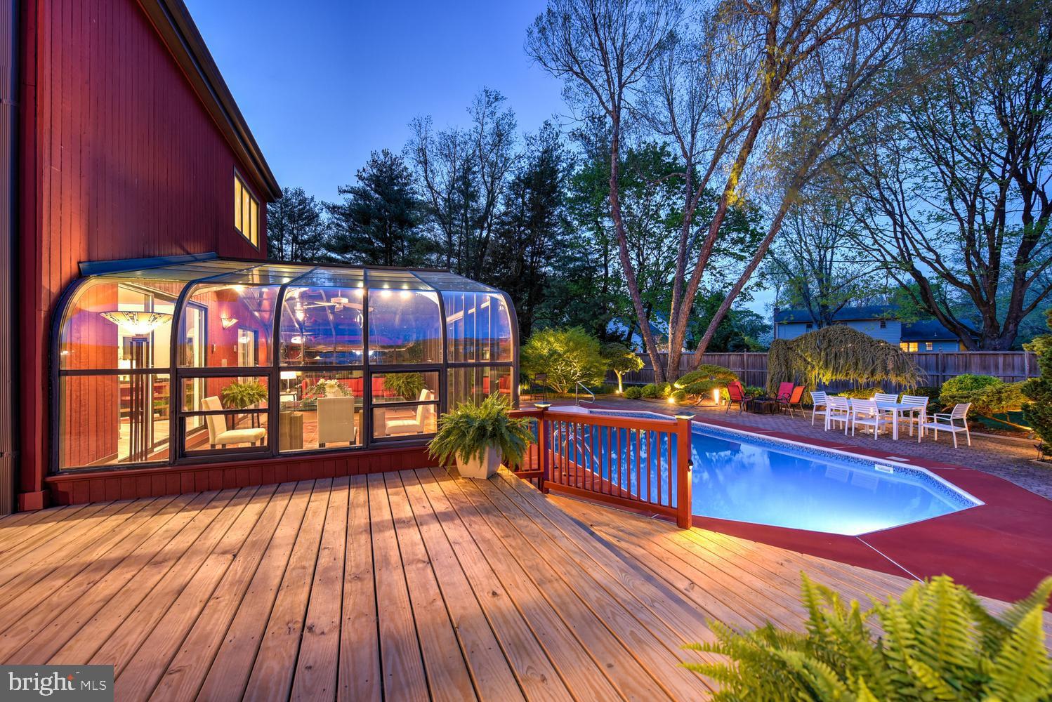 15 Hawk Drive Princeton Junction, NJ 08550 - Photo 5 of 95 Back Deck-Twilight