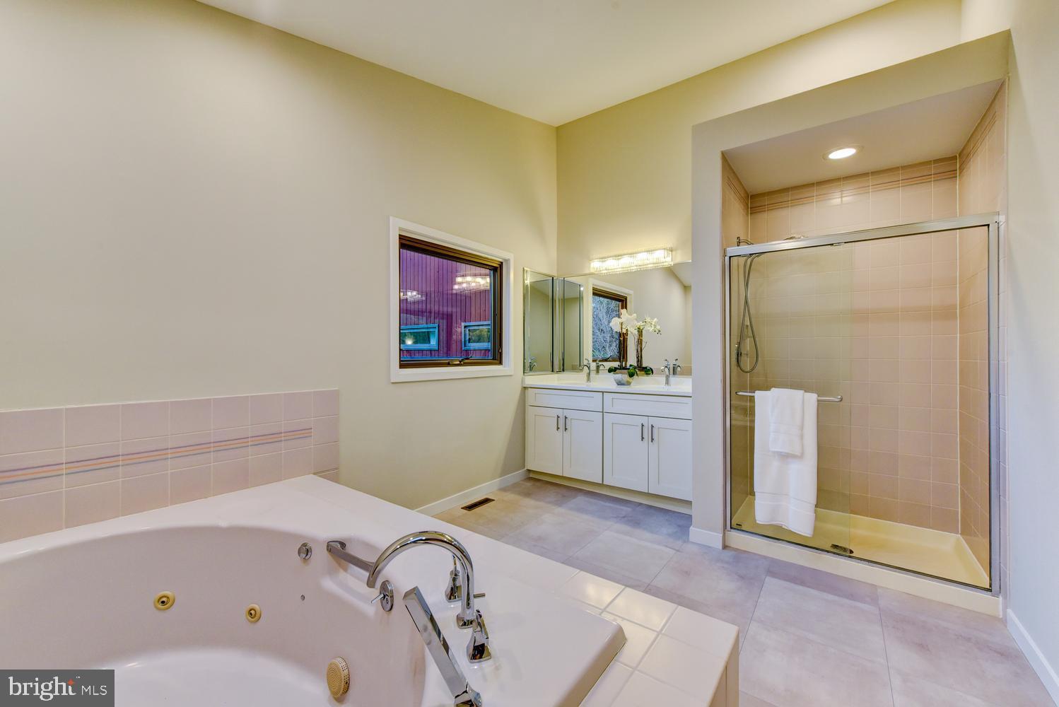 15 Hawk Drive Princeton Junction, NJ 08550 - Photo 51 of 95 a bathroom with a bathtub sink and mirror