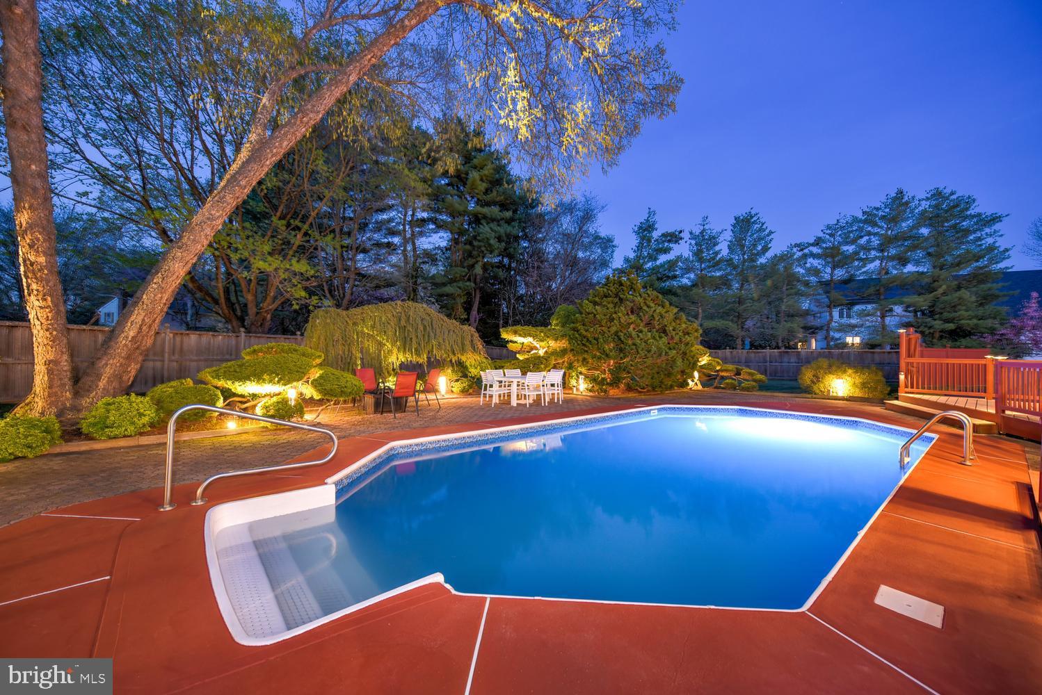 15 Hawk Drive Princeton Junction, NJ 08550 - Photo 6 of 95 Pool Area-Twilight