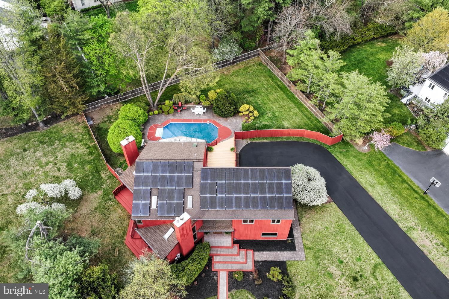 15 Hawk Drive Princeton Junction, NJ 08550 - Photo 9 of 95 Aerial View of House & Back Yard