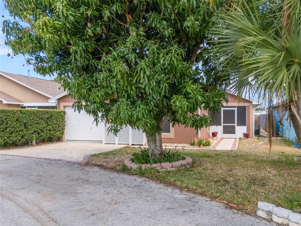 511 Marcia Loop Winter Haven, FL 33884 - Photo 38 of 46 a front view of a house with a yard and garage
