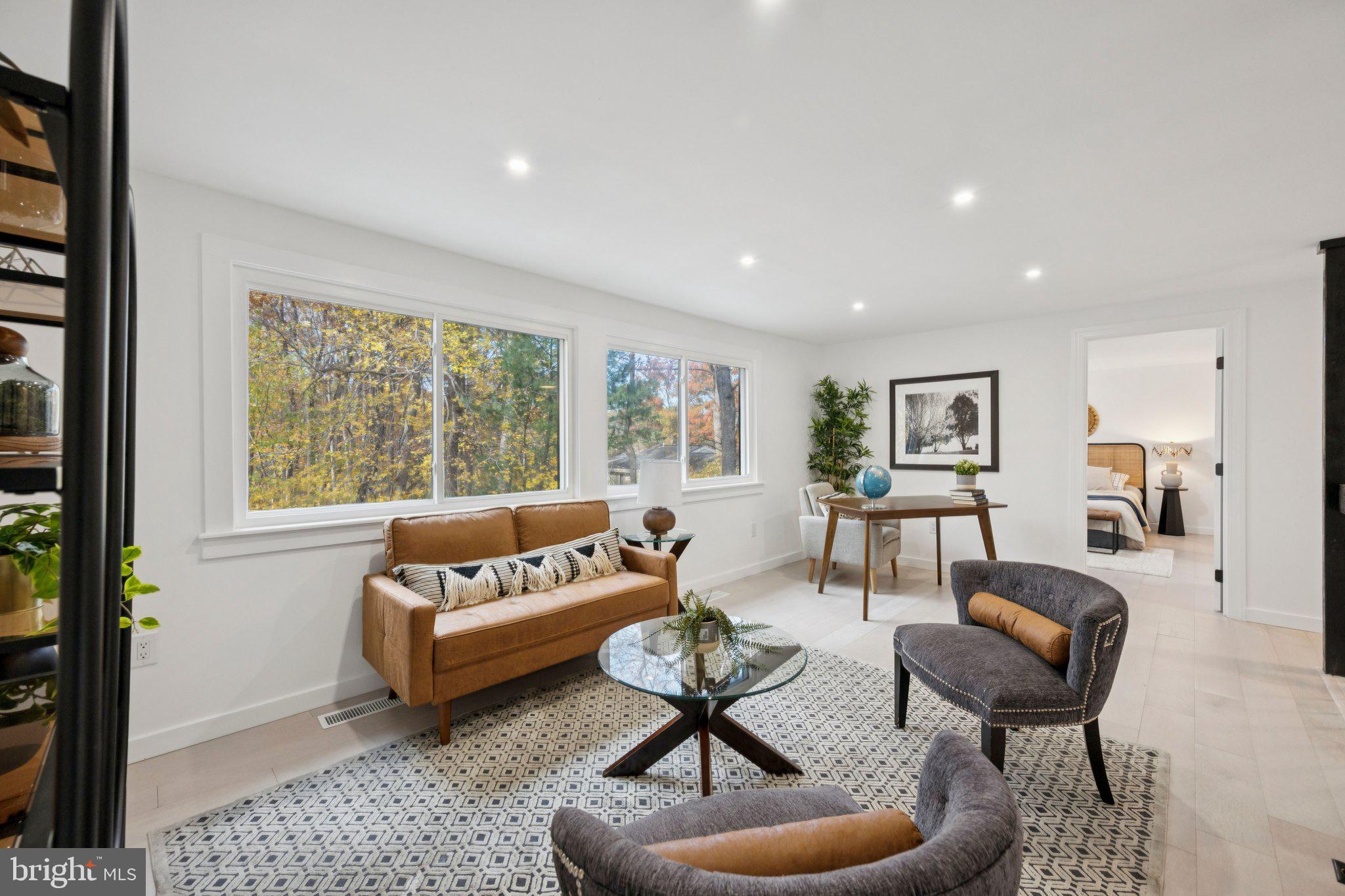 14912 Coles Chance Road North Potomac, MD 20878 - Photo 10 of 36 a living room with furniture and a large window