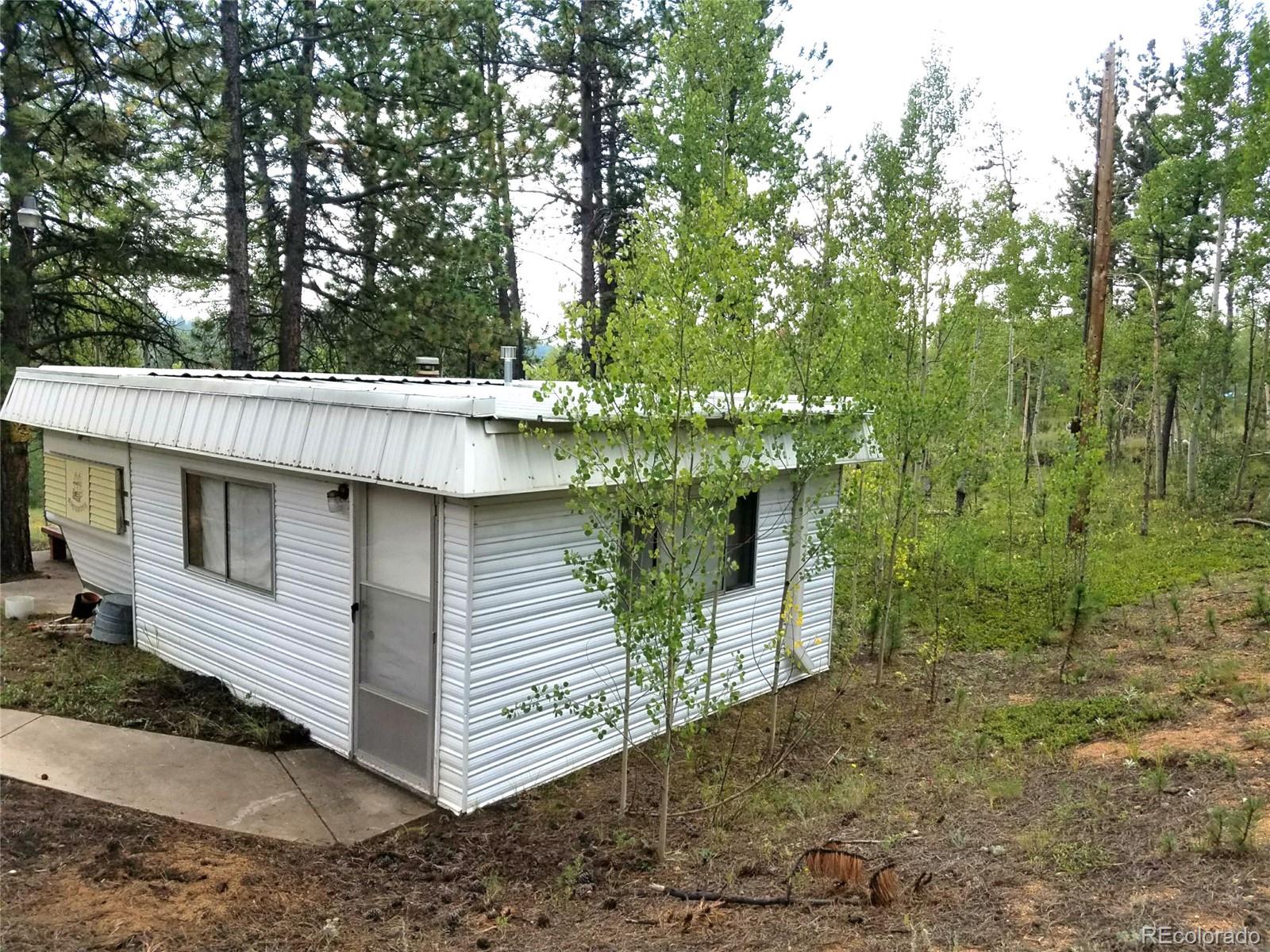 165 Baker Road Bailey, CO 80421 - Photo 15 of 20 a front view of a house with a tree