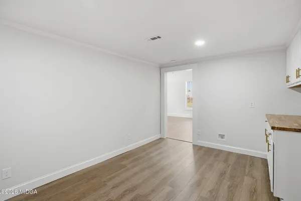 a view of an empty room