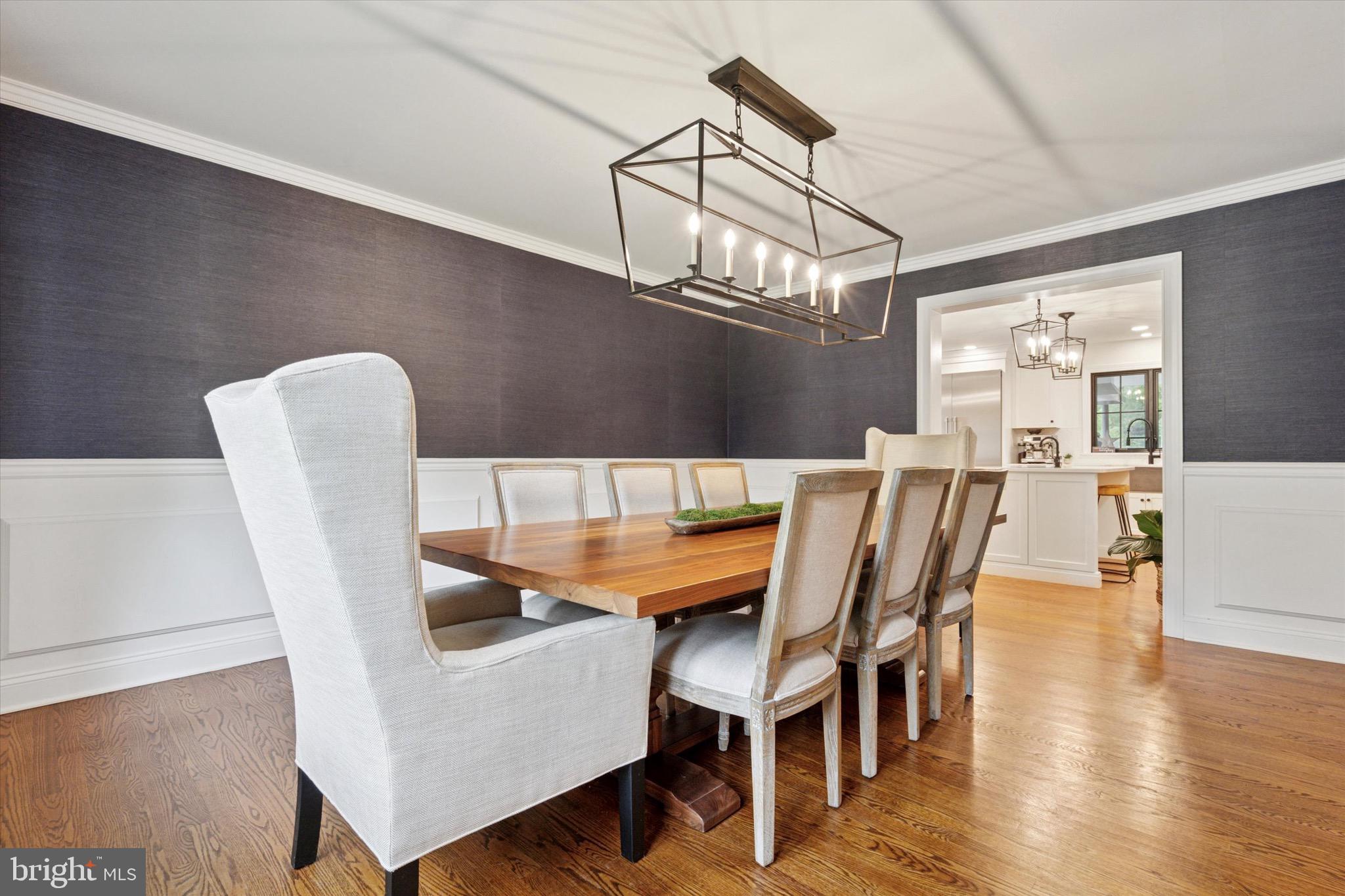 610 Dorset Road Devon, PA 19333 - Photo 21 of 54 a dining room with furniture and wooden floor