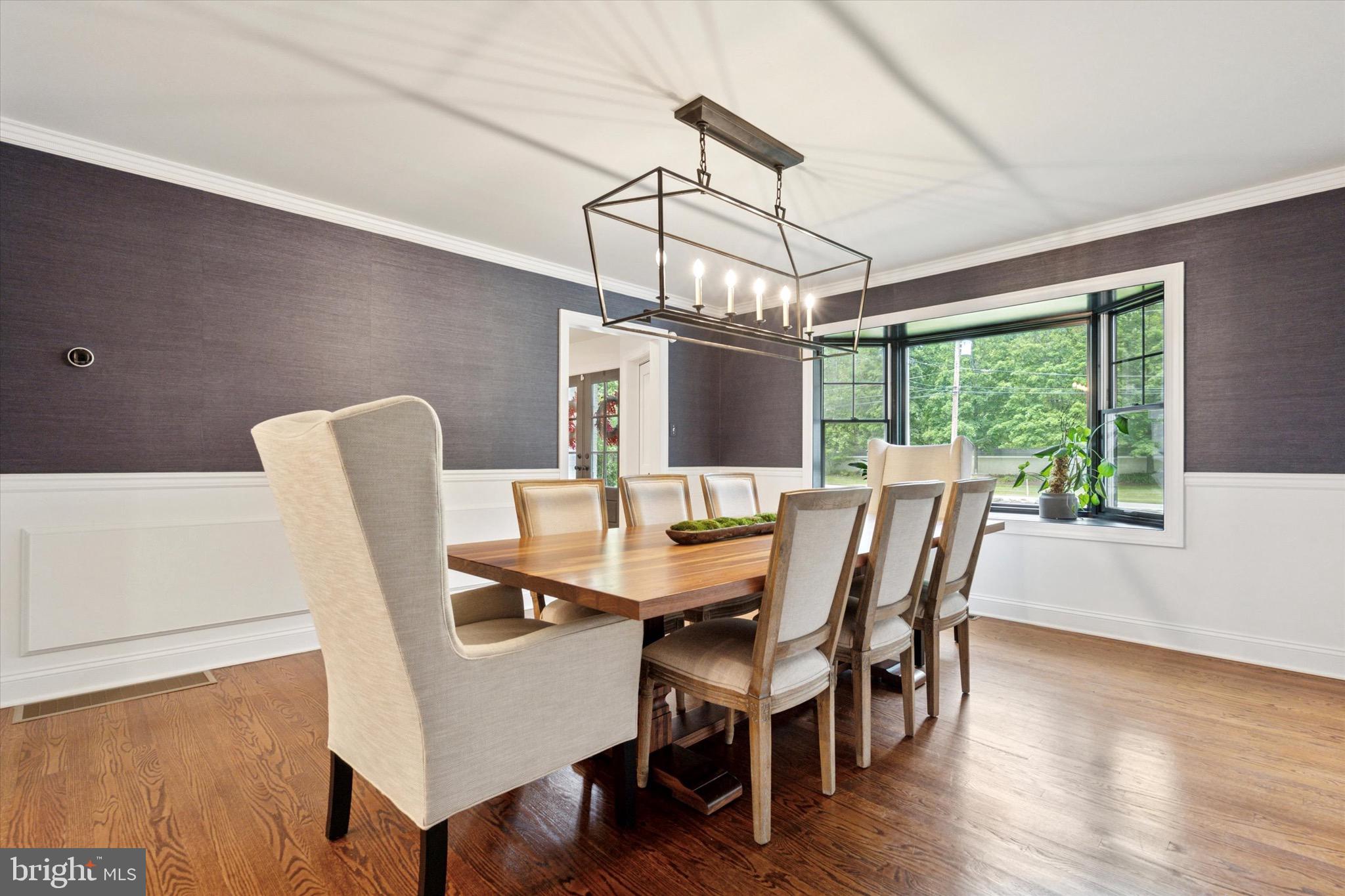 610 Dorset Road Devon, PA 19333 - Photo 22 of 54 a view of a dining room with furniture window and wooden floor