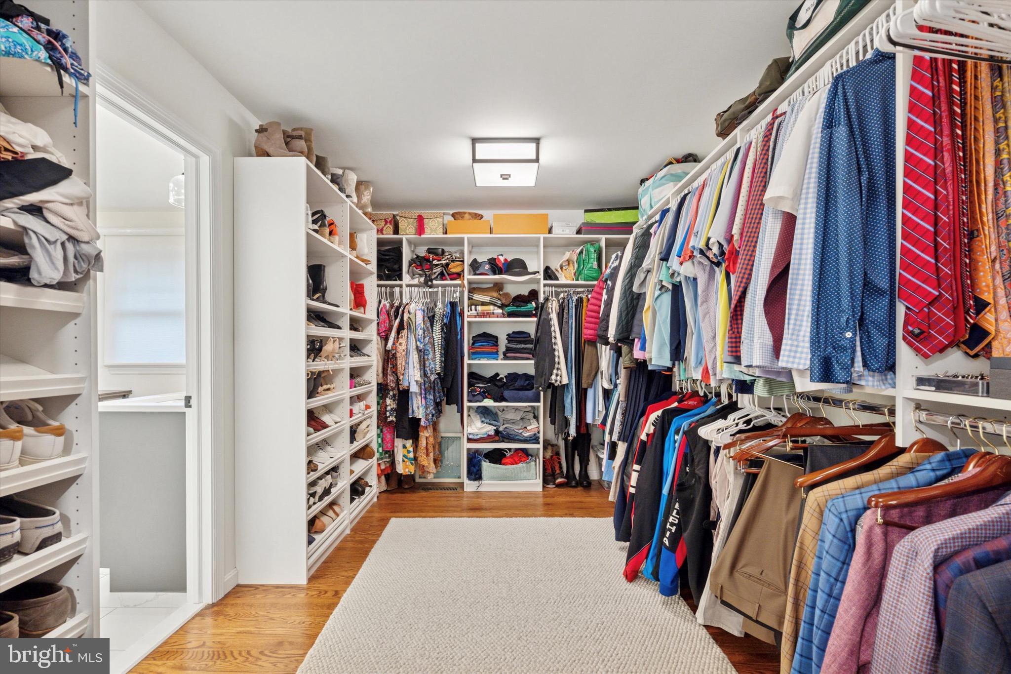 610 Dorset Road Devon, PA 19333 - Photo 40 of 54 a view of walk in closet with clothes and shoes