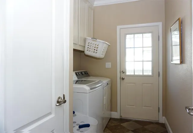 a room with a window