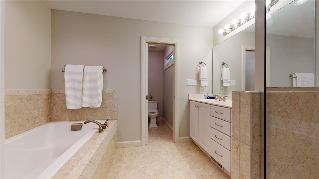 3132 Mt Vernon Church Road Raleigh, NC 27613 - Photo 19 of 30 Master Bathroom has Tile floors with Separate Water Closet.