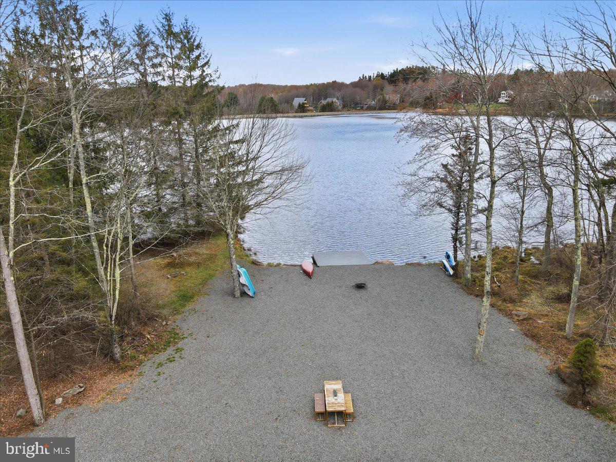 128 Lidio Road Blakeslee, PA 18610 - Photo 60 of 63 a view of a house with a lake view