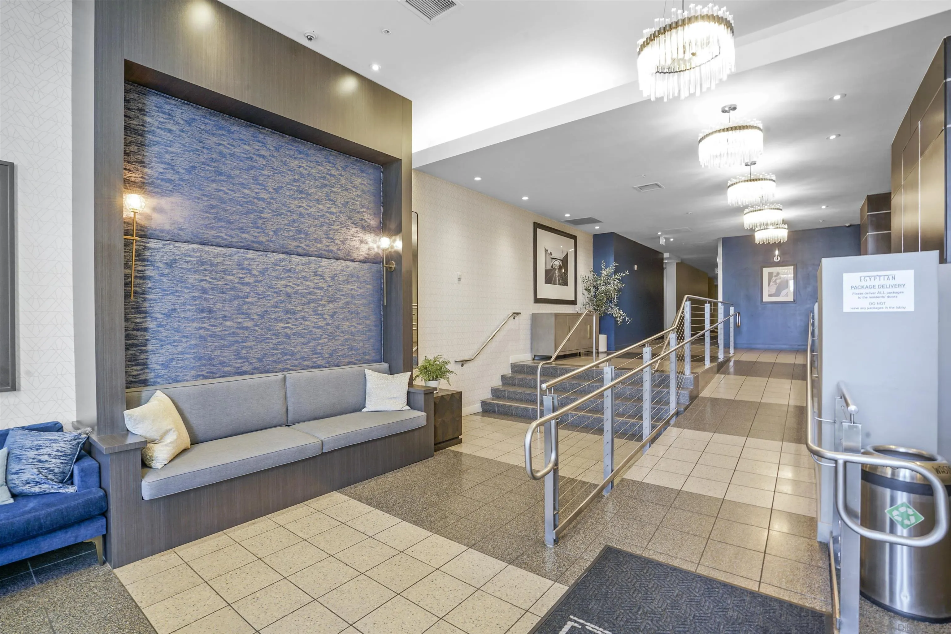 3812 Park Boulevard, Unit 503 San Diego, CA 92103 - Photo 24 of 27 a living room with furniture and a flat screen tv