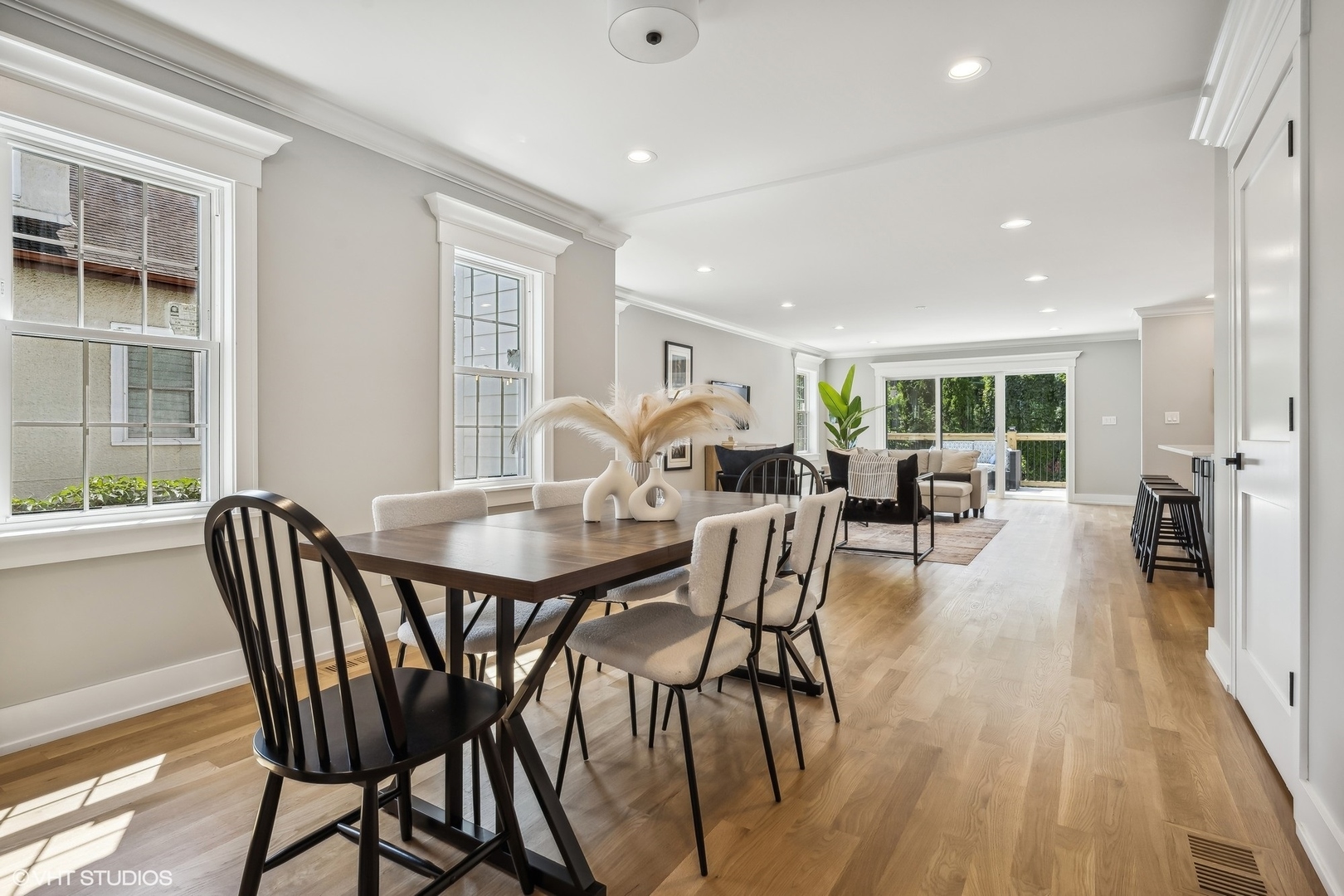 Undisclosed Address Elmhurst, IL 60126 - Photo 11 of 53 a view of a dining room with furniture window and wooden floor
