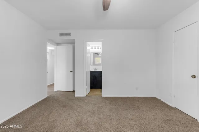 a view of empty room