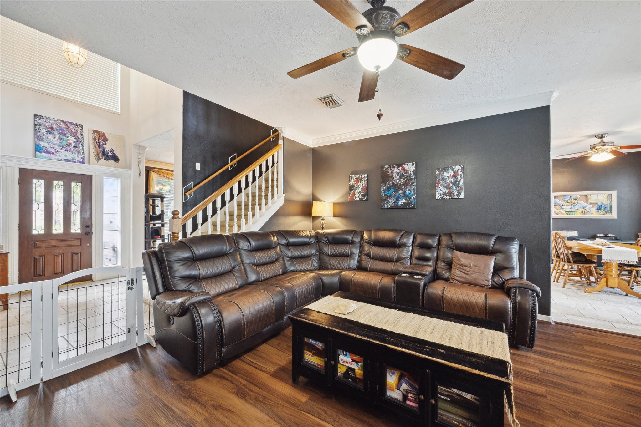 2326 Pin Hook Court Seabrook, TX 77586 - Photo 11 of 42 a living room with furniture and wooden floor