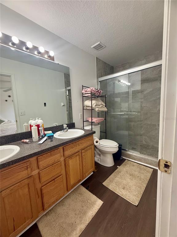 1008 Royal Ridge Drive Davenport, FL 33896 - Photo 16 of 19 a bathroom with a double vanity sink mirror and toilet