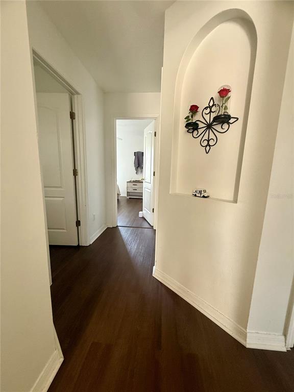 1008 Royal Ridge Drive Davenport, FL 33896 - Photo 17 of 19 a view of a hallway with wooden floor