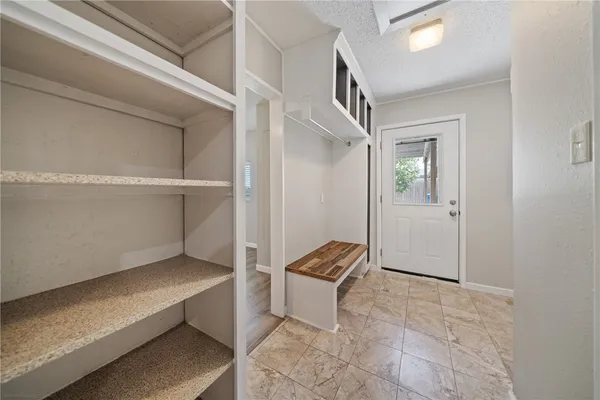 a view of an empty room