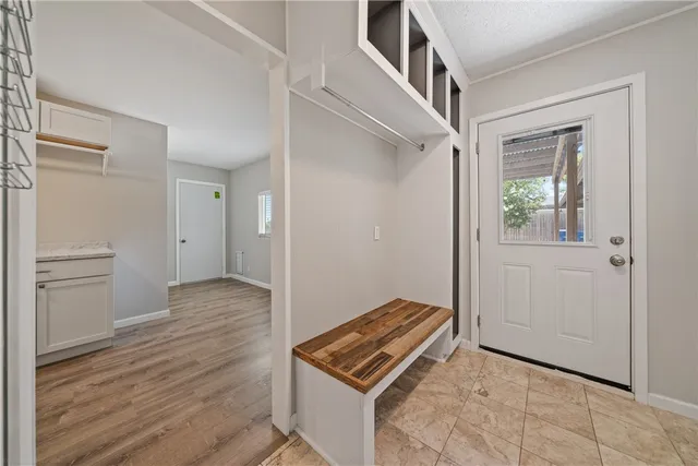 wooden floor in an empty room